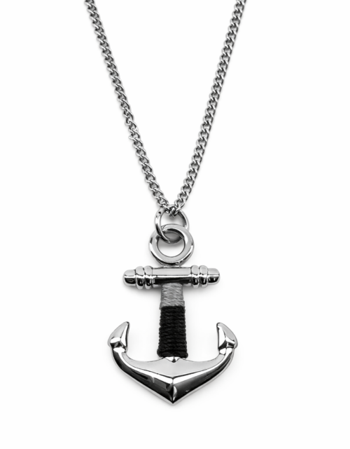 Anchor Pendant (Silver) - 24mm x 36mm