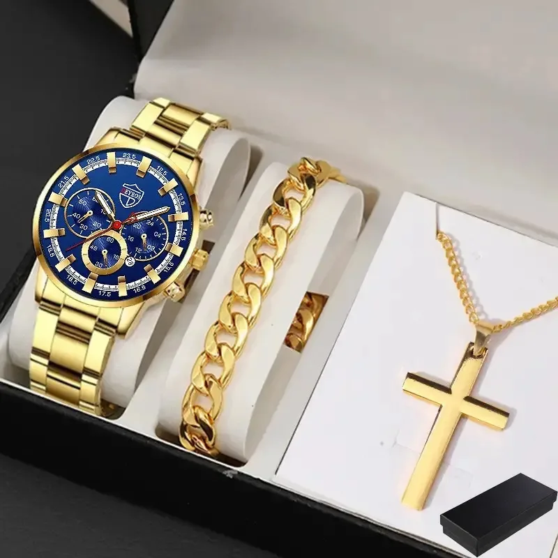 Gold Plated Men's Gift Set