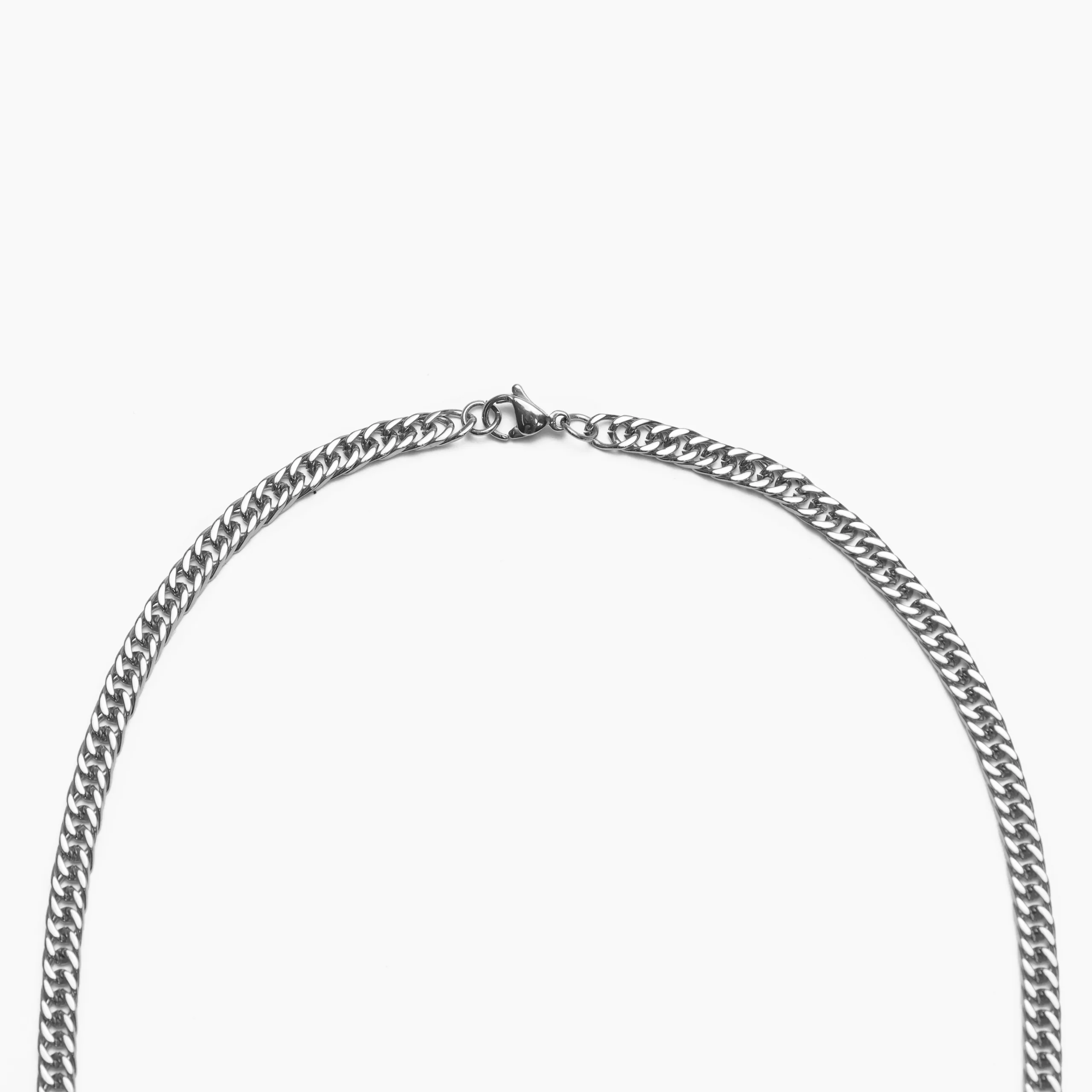 Men’s Premium Silver Cuban Link Chain- 4mm Silver Chain (60cm) - Image 4