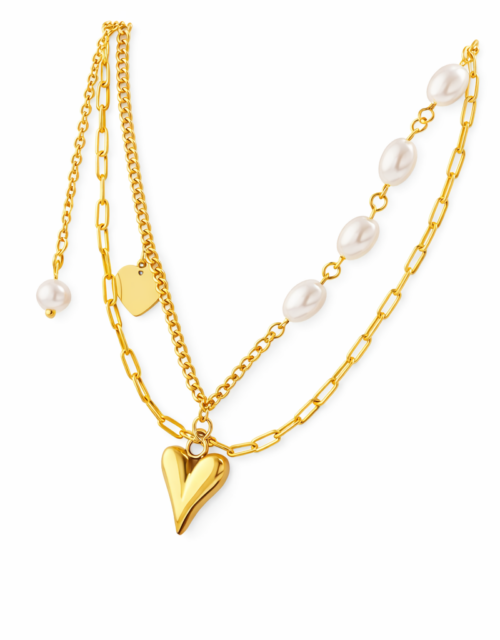 Woman's Gold Plated Necklace (Arabella)