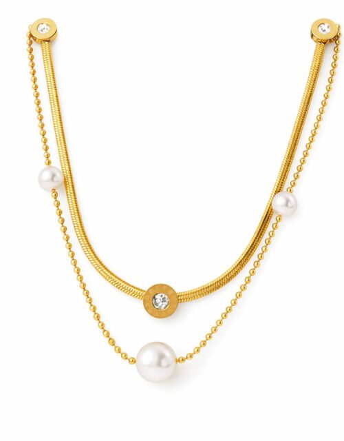 Woman's Gold Plated Necklace (Chloe)