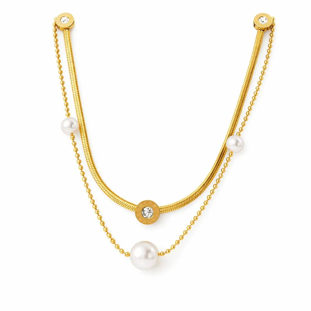 Woman's Gold Plated Necklace (Chloe)