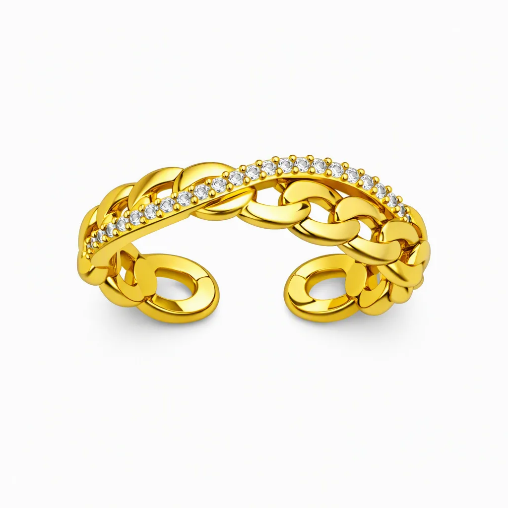 Adjustable Ring (Jasmine) - Image 3