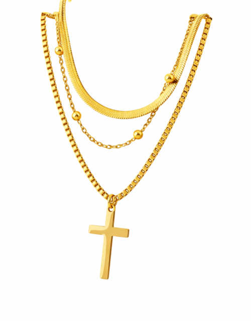 Woman's Gold Plated Necklace (Delilah)