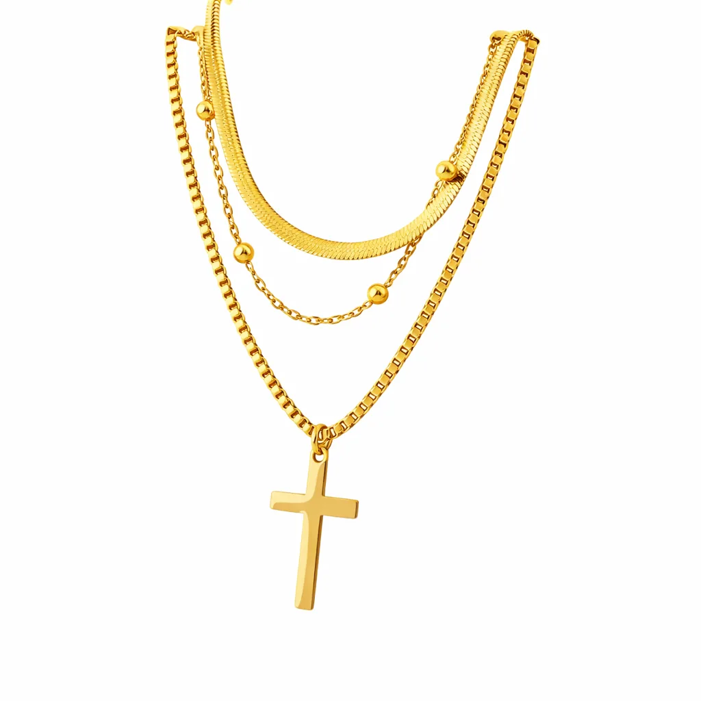 Woman's Gold Plated Necklace (Delilah)
