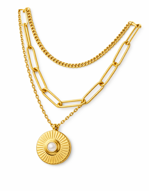Woman's Gold Plated Necklace (Imogen)