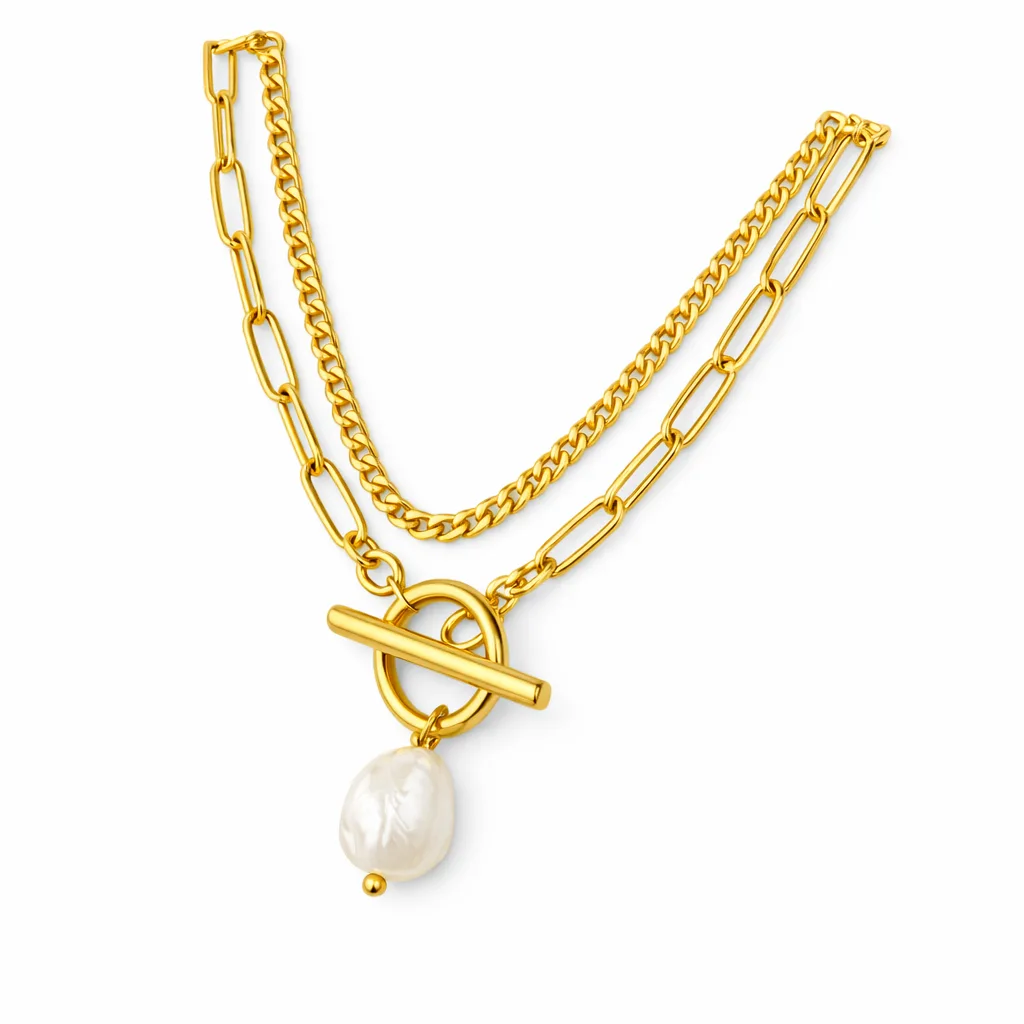 Woman's Gold Plated Necklace (Jessica)