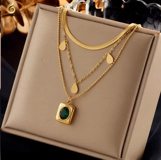 Woman's Gold Plated Necklace (Hallie) - Image 4