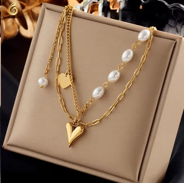 Woman's Gold Plated Necklace (Arabella) - Image 4