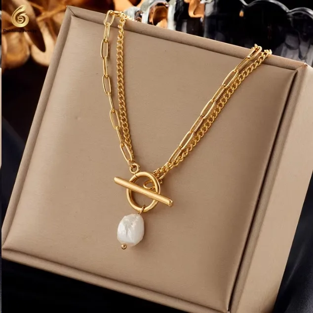 Woman's Gold Plated Necklace (Jessica) - Image 4